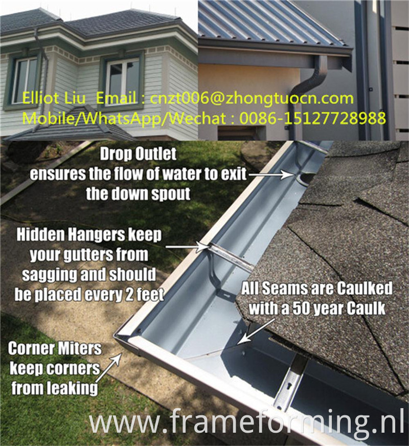 Seamless gutter machine